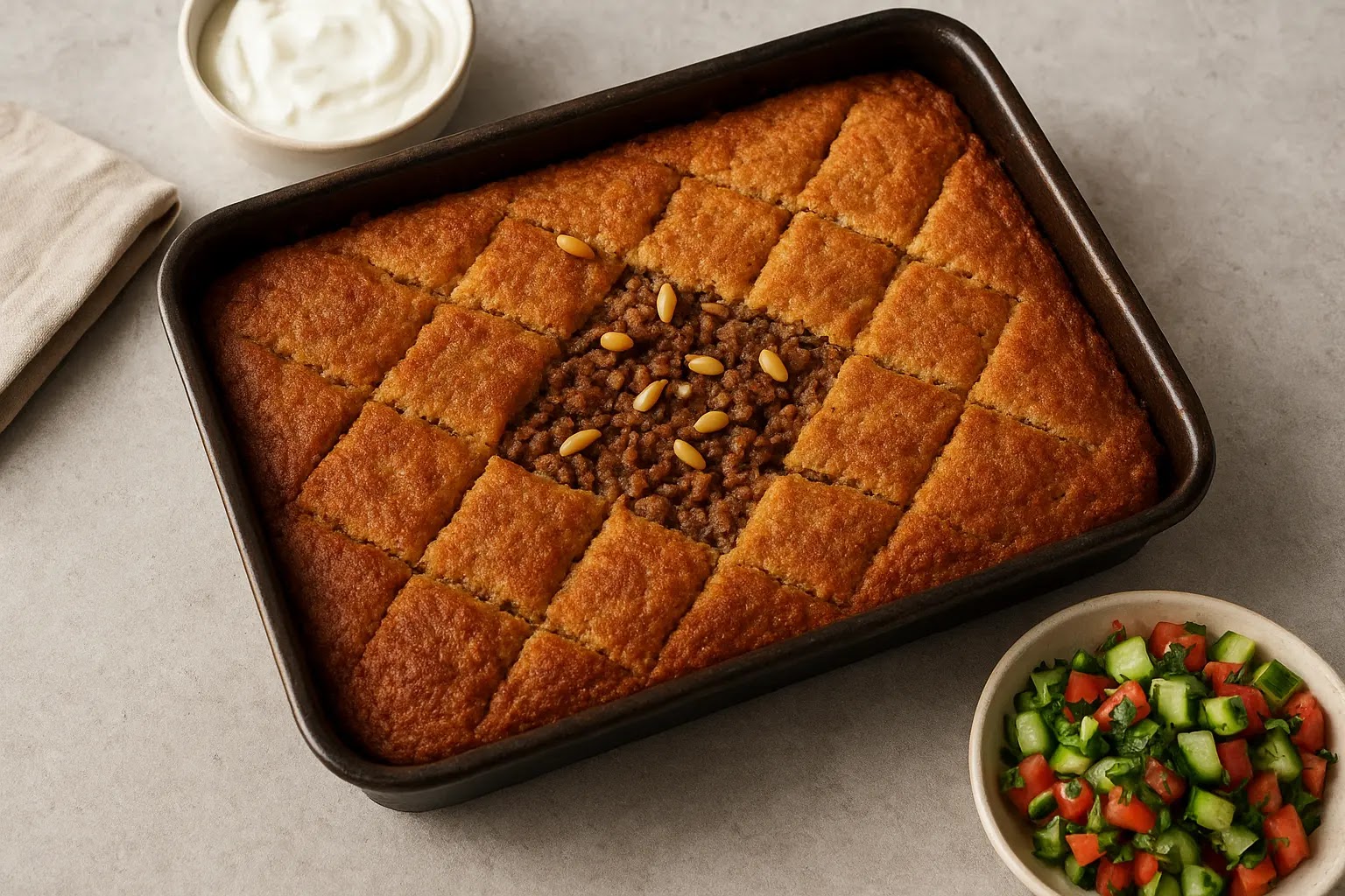 🥙🔥 كبّة بالصينية — بطعم شرقي أصيل: أيقونة الولائم الشامية