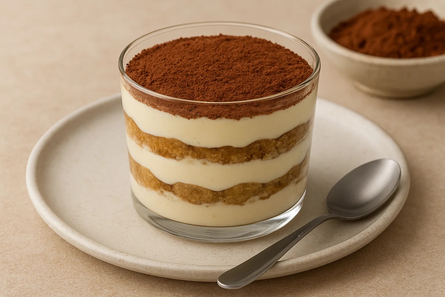 ☕🍰 تيراميسو القهوة الإيطالي (بطريقة سهلة ولذيذة وبدون بيض نيئ)