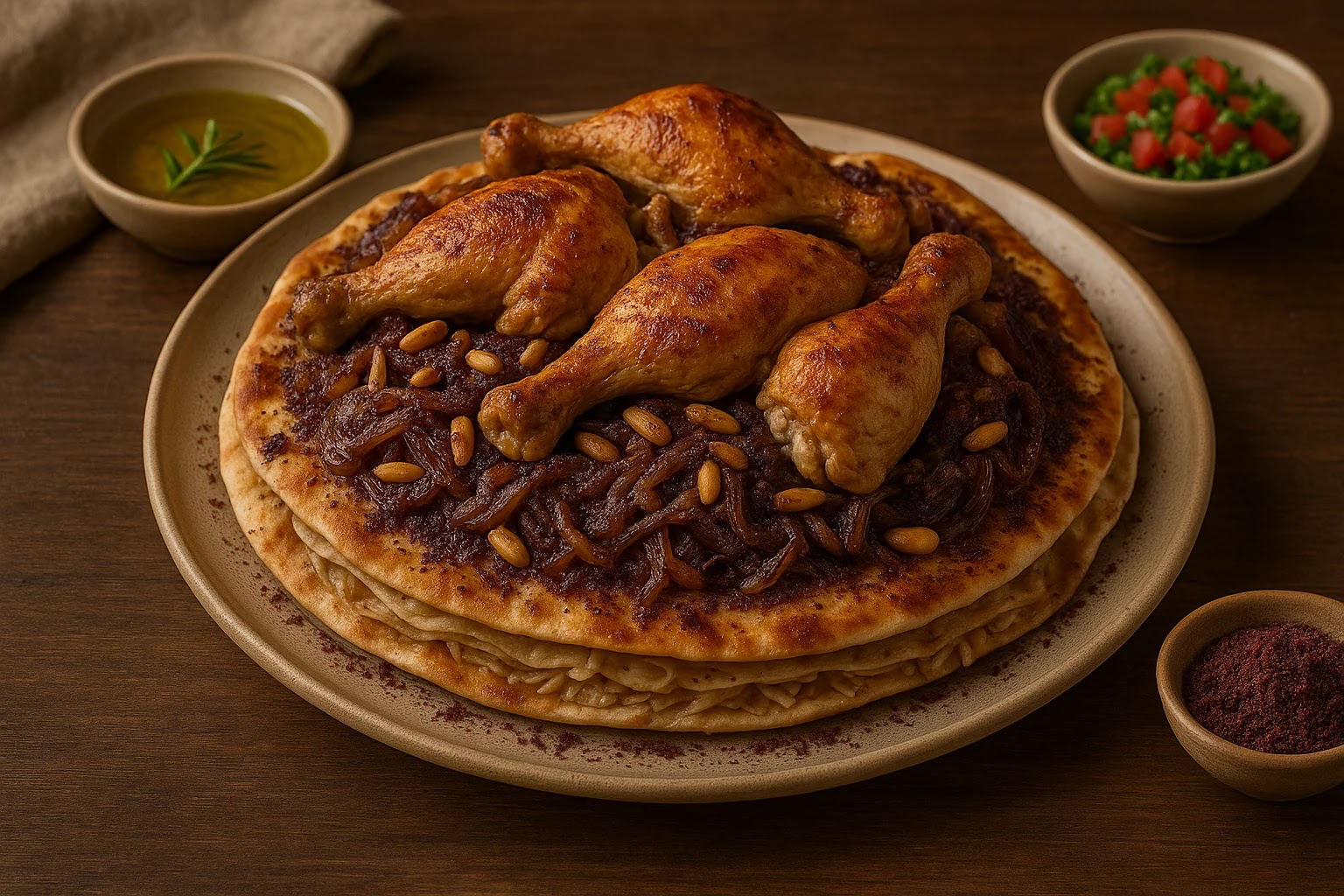 🔥المسخّن الفلسطيني – نكهة الأصالة وزيت الزيتون البلدي