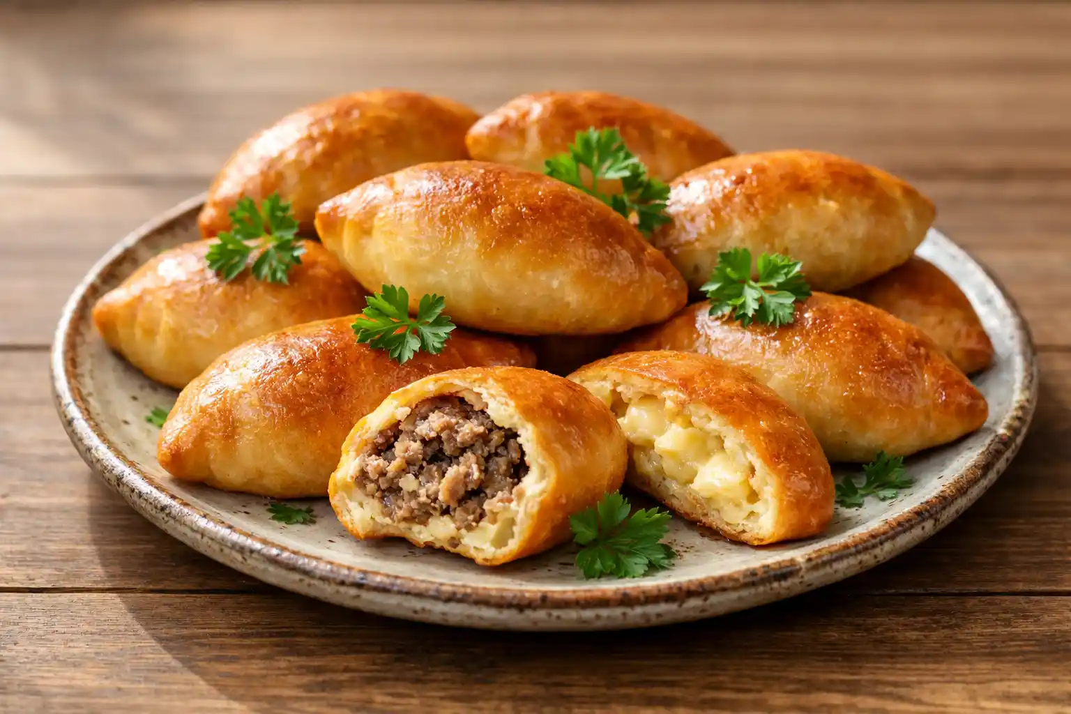 بيروشتكي روسية – معجنات محشوة