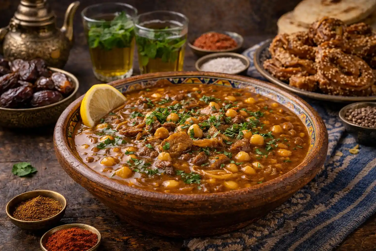 🇲🇦 Moroccan Harira Soup – A Traditional Ramadan Comfort Dish