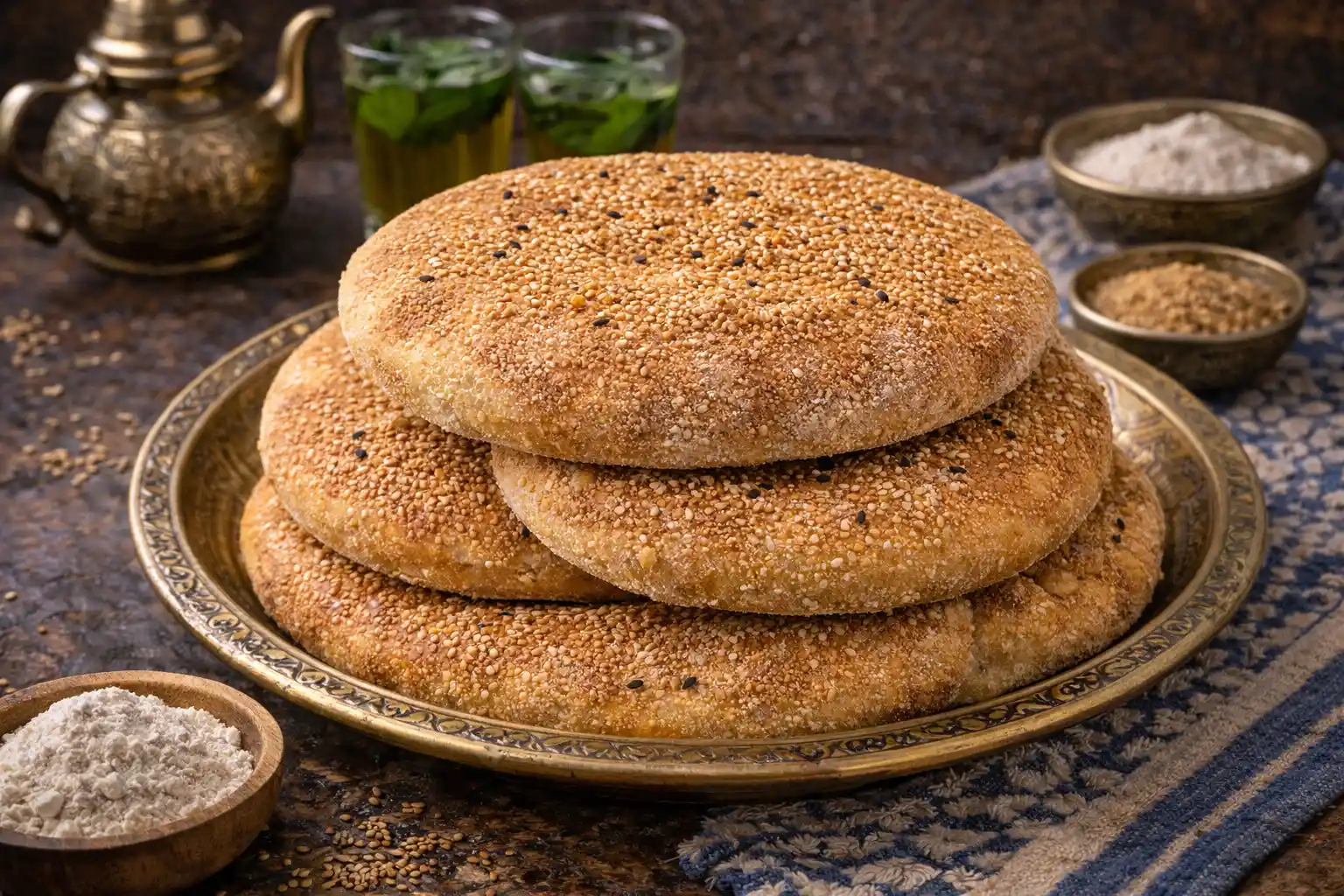 🇲🇦 Moroccan Traditional Bread – Homemade Methods and Authentic Baking Techniques