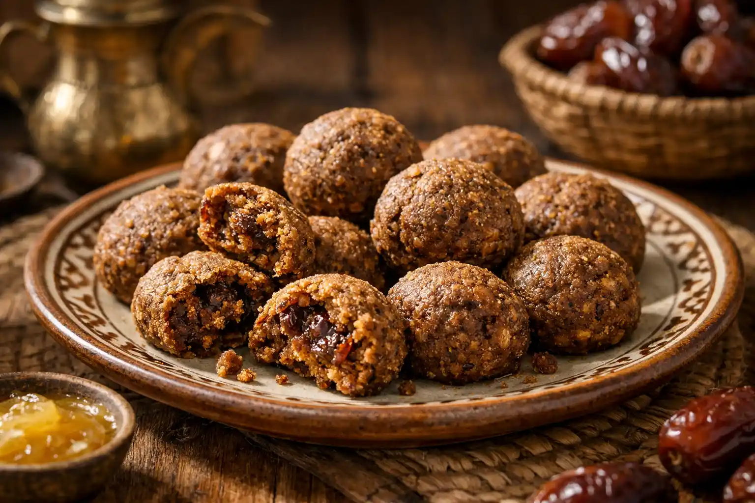 البثيث القطري – تمر محمّص مع الدقيق والسمن: حلوى الأجداد التي لا تشيخ