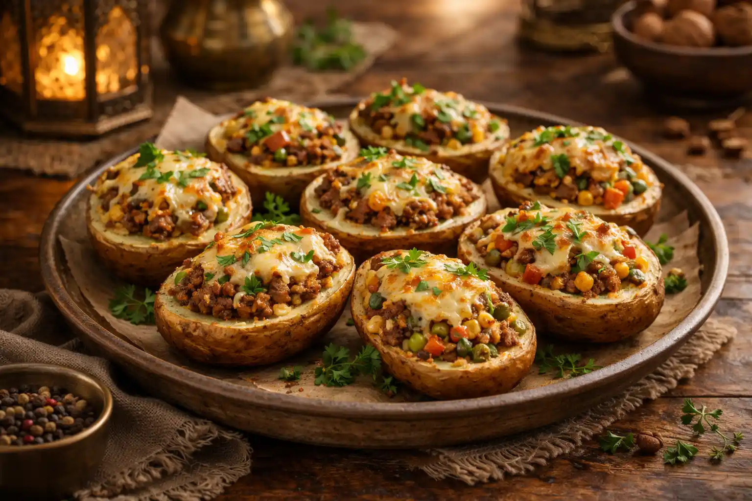 🥔 البطاطس المحشية (شيخ المحشي): جوهرة المائدة الرمضانية وطبق العزائم الأصيل